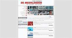 Desktop Screenshot of demeerlanden.nl